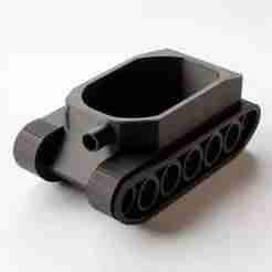 War Tank Holder 3D Print – Fun Kids Desk Organizer