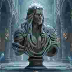 Warden of the Eternal Watch – Fantasy Warrior Bust