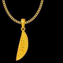 water melon piece pendant charm