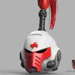 White Scars Champion Space marine 2 Helmet Addon Pack Cosplay Replica 1:1 Primaris Astartes