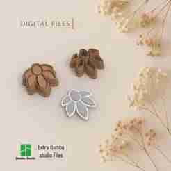 Wildbud Fall Polymer Clay Cutters | Digital STL File | 4 Sizes