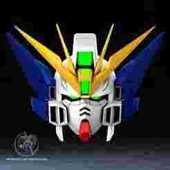 Wing Gundam Zero EW Helmet 3D Printer STL File