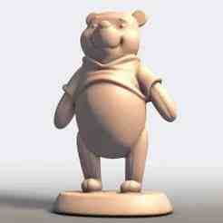 Winnie the Pooh - Cute 3D Printable STL Figurine