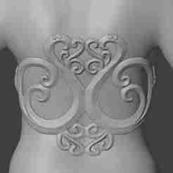 Xena warrior Princess Chest back part