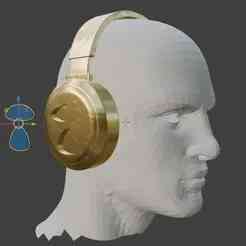 Yasuo priestige true damage headphones / League of Legends 3D STL file for cosplay