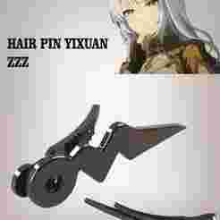 Yixuan Hair Clip Digital Design – Zenless Zone Zero Anime Accessory (Format STL Files)