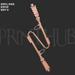 Zenless zone zero Qingyi three section staff for cosplay