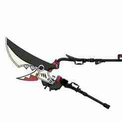 Zero Zone Zenless Ellen Joe weapon Deep Sea Visitor 3d model Props cosplay