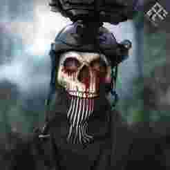 ZOMBIE GHOST | CALL OF DUTY INSPIRED REPLICA COSPLAY GHOST MASK