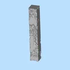 19 building columns, special-shaped packaging columns, square columns, concrete texture column texture, miniature scene