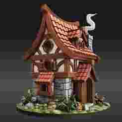 Charming Fairy Tale Cottage – 3D Printable Fantasy House
