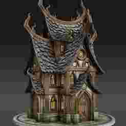 Enchanted Gothic Fantasy House – 3D Printable Model