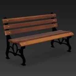 Figure Bench Modeling Urban Furniture Miniature