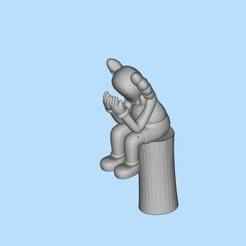 Kaws art installation ornaments miniature scene digital model