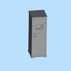 Large unit control box, machine control module, plant control box module 05 miniature scene model