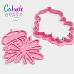 Margarita Series Cookie Stamp Cookie Cutter 10 cm