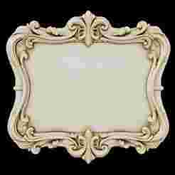 Ornate Baroque Wall Plaque