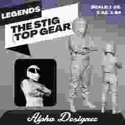 THE STIG (MISTERY DRIVER) - TOP GEAR 1/64 1/43 1/32 1/18