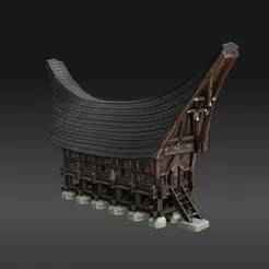 Traditional Indonesian Tongkonan House – 3D Printable Model