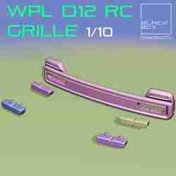 WPL D12 1-10TH NEW GRILLE WITH HEADLIGHT LENS