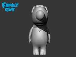 Brian Griffin Family guy 3D baskı modeli