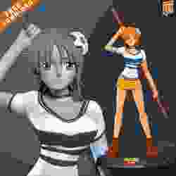 Nami - One Piece Fanart