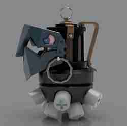 Jinx'in El Bombası - "Arcane" ve "Leagu "dan 3D Yazdırılabilir Model