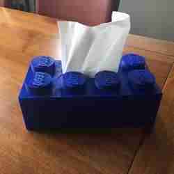 Lego Brick Tissue Box