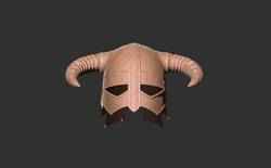 Dovahkin Kask 3D Baskı modeli