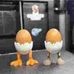 EGG HOLDER WITH LEGS (CHICKEN + BUNNY VERSION)