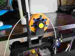 Yana monte makara için Ender 3 V3KE filament kılavuzu