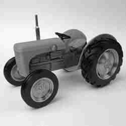 Traktör - Ferguson TE20 - Tamamen basılabilir kit - 1/18 ölçekli