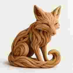 Fox- Roots of Life – The Wooden Creatures