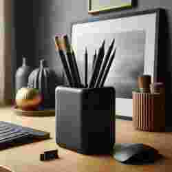 Modern Pencil Holder – Sleek Design with Rounded Corners