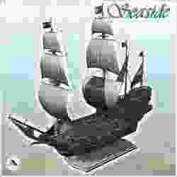 Silahlı ve aksesuarlı yelkenli gemi kalyonları - boat minia