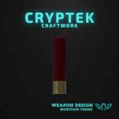 01. Birdshot Ammunition - Winchestern - Feathered Fun: Birdshot Winchester Ammo 3D Print File - Military Ammunition - Shotgun Ammunition