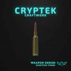03. .416 Barrett (10.4×83mm) Cartridge - Barrett Firearms Manufacturing - Supersonic Sculpt: .416 Barrett Mini Ammo by Barrett Firearms 3D Print File - Military Ammunition - Sniper Rifle Ammo