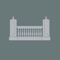 3D Balustrade Model for Architecture