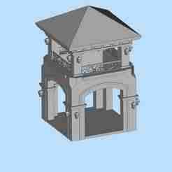 89 Outdoor Viewing Pavilion Garden Sunshine Pavilion Outdoor Landscape Pavilion Miniature Scene Model