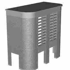 Art Deco City Station Road Entrance Low Relief 1/148 scale