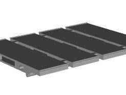 Art Deco Island Platform 17.5mm roof section 1/148 scale