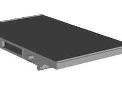 Art Deco Island Platform 35mm roof section 1/148 scale