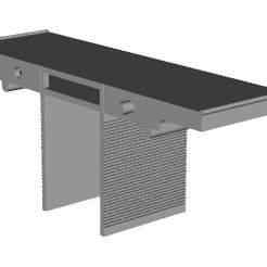 Art Deco Island Platform building end 1/148 scale
