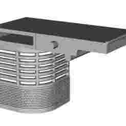 Art Deco Station Platform waiting room building corner left end 1/148 scale