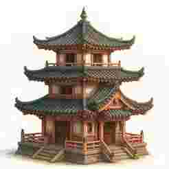Asian castle 36