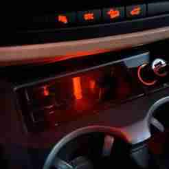 BMW X5 E70 ashtray with light hole