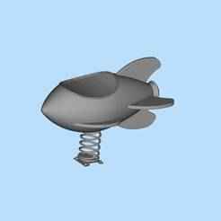 Children's Spring Airplane Seat Miniature Model