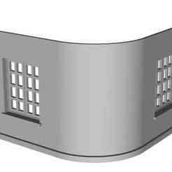 Corner shop upper floor window type 2 module 1/76 scale