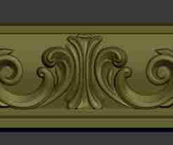 Decorative Molding 02 – Classic Acanthus Scroll Border