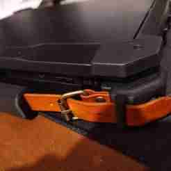 Dell rugged 7214 handle (using leather strap)